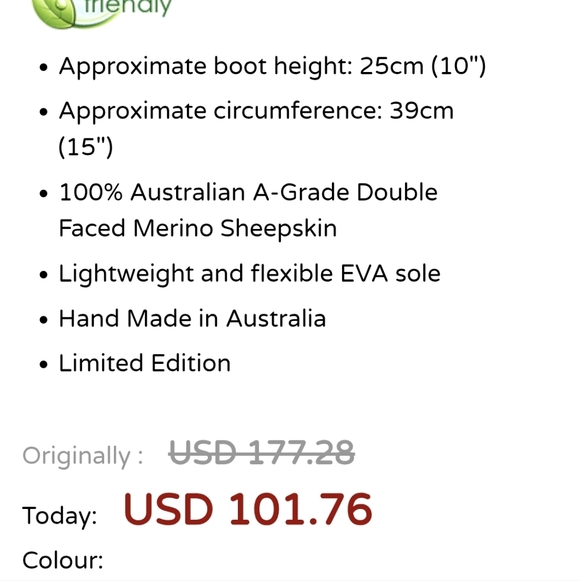 UGG Purple Suede Shearling Sole Boot - Picture 5 of 5